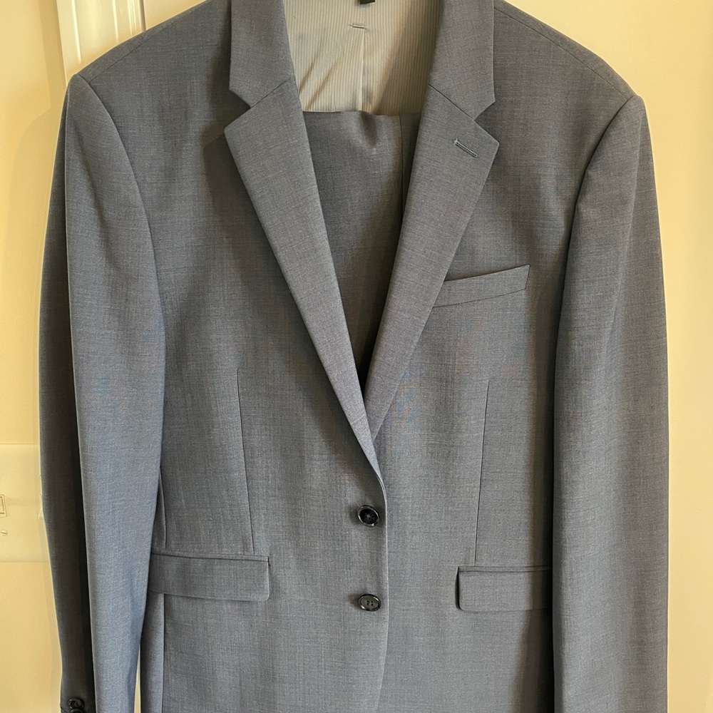 Express Light Gray Men's Suit